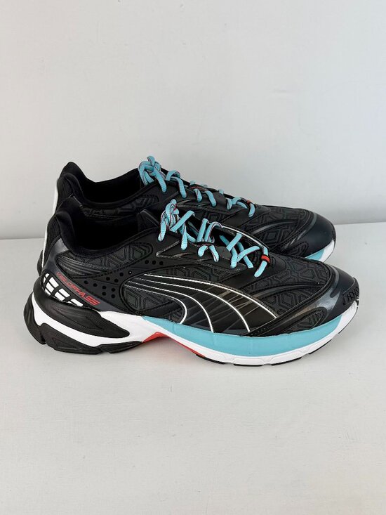 Men\'s 10.5 - Puma Luxe Sport Velophasis Shoes Black  - 390537-01